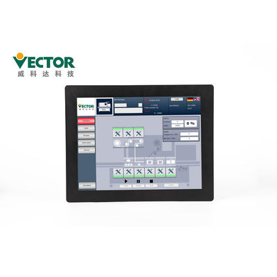 0.6GHZ ইথারক্যাট মোশন কন্ট্রোলার IEC61131-3 স্ট্যান্ডার্ড সহ 15 ইঞ্চি এইচএমআই
